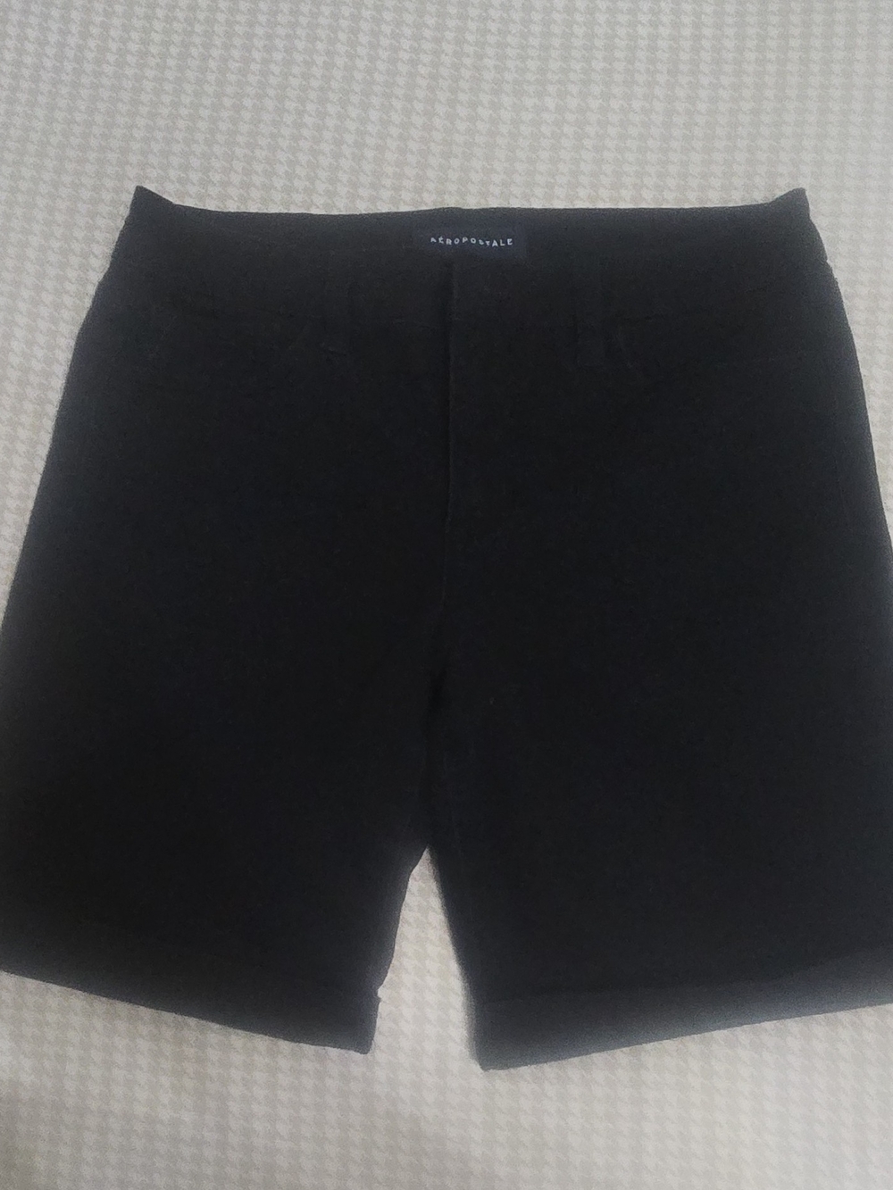 Aeropostale Black Women's Bike Shorts - Stretch Knit